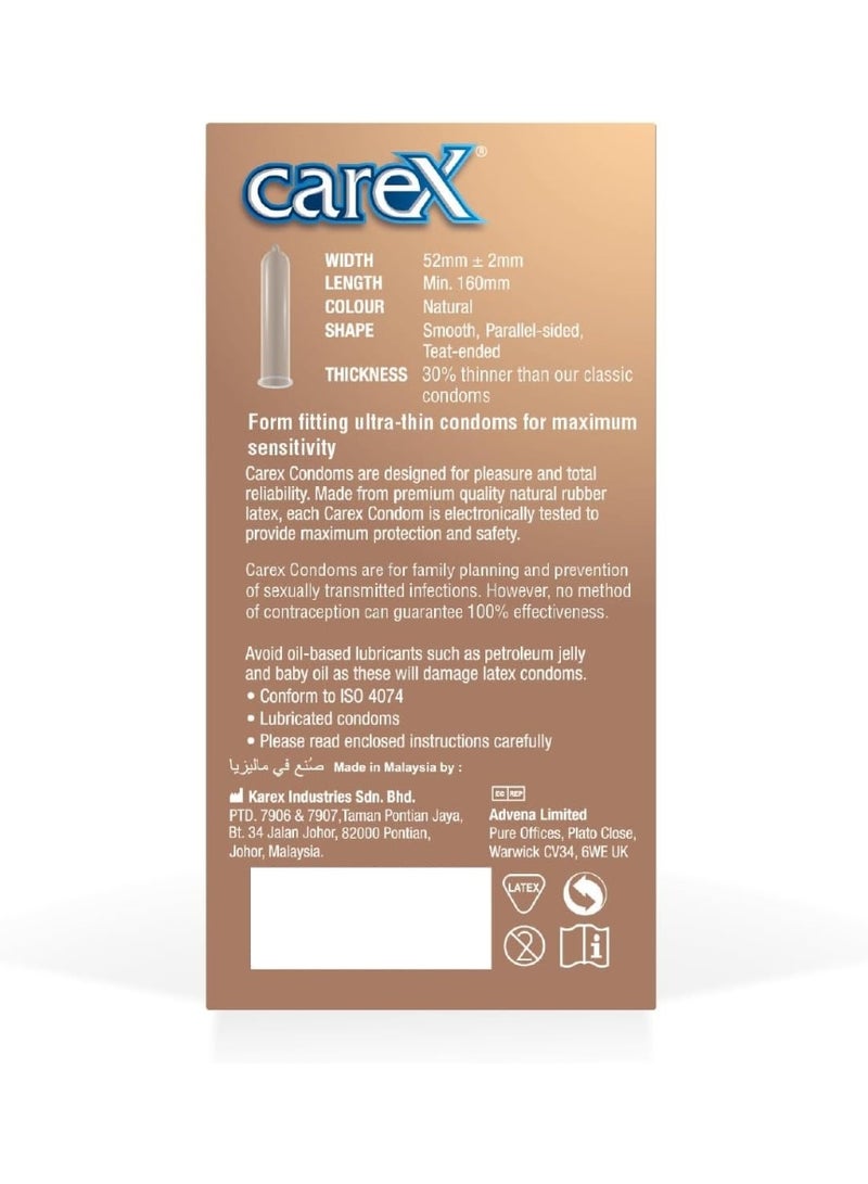 careX Zero Thin Condoms 12 Pcs - Image 3